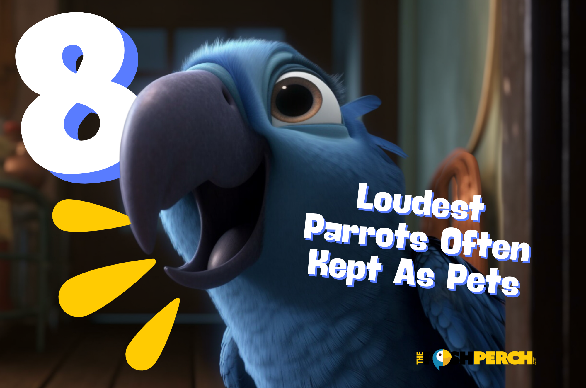 The 8 Loudest Parrots Often Kept As Pets