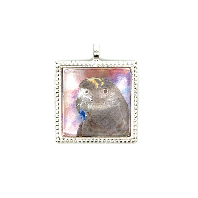 Meyers Parrot Pendant with Snake Necklace