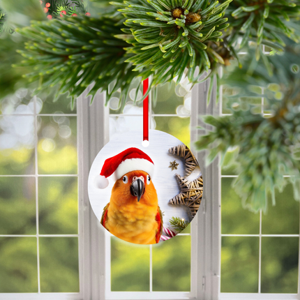 Sun Conure Christmas Tree Ornament