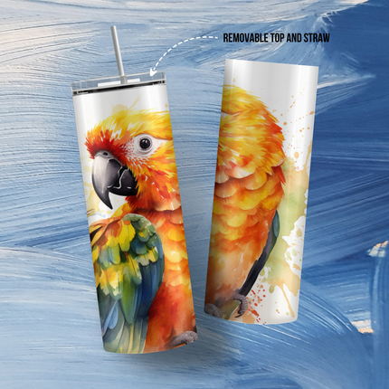 Personalized Sun Conure Tumbler