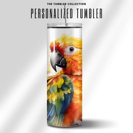 Personalized Sun Conure Tumbler