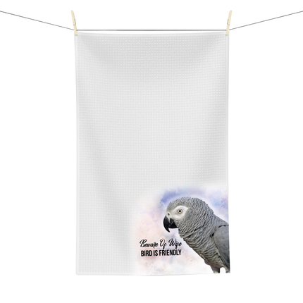 African Gray Tea Towel