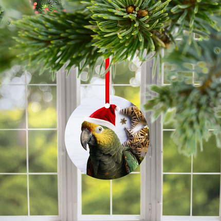 Amazon Parrot Christmas Ornament