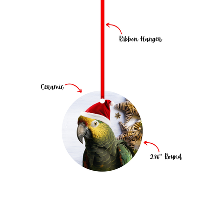 Amazon Parrot Christmas Ornament