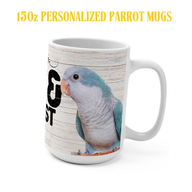 Personalized Blue Quaker Coffee Mug