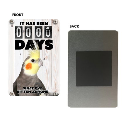 Gray Cockatiel Magnet