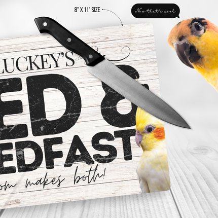 Yellow Cockatiel Cutting Board