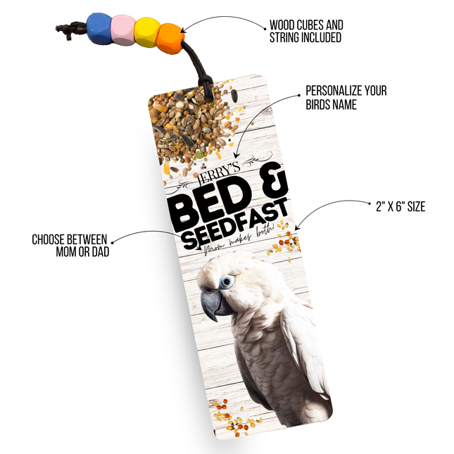 Goffins Cockatoo Bookmark