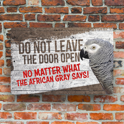 African Gray Sign