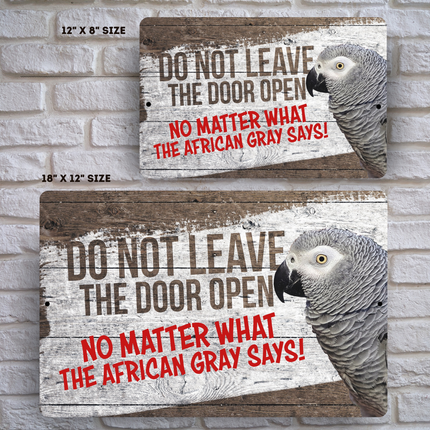 African Gray Sign