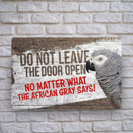 African Gray Sign