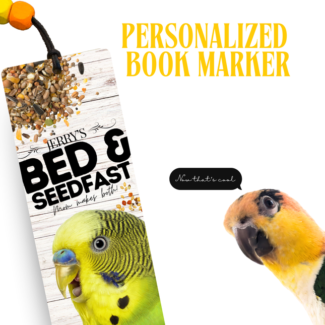 Green Parakeet Bookmark