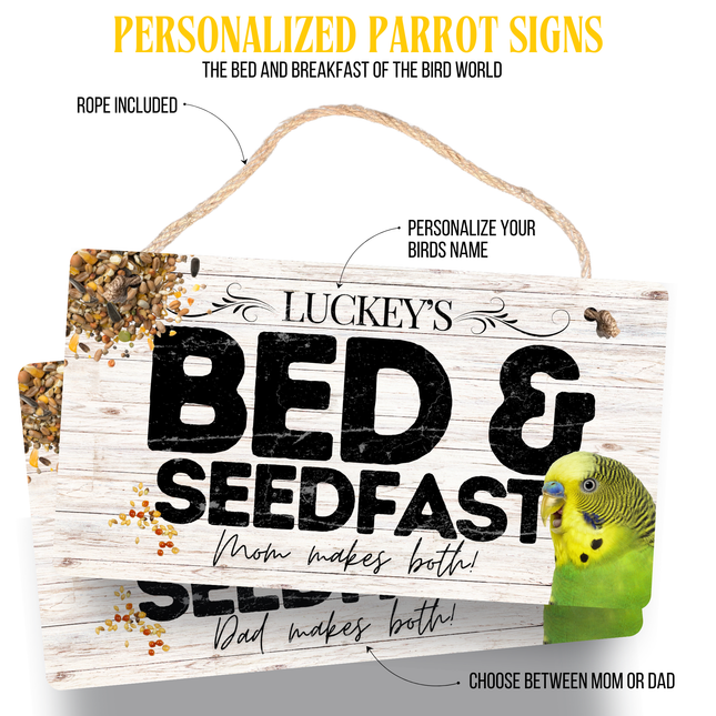 Green Parakeet Sign