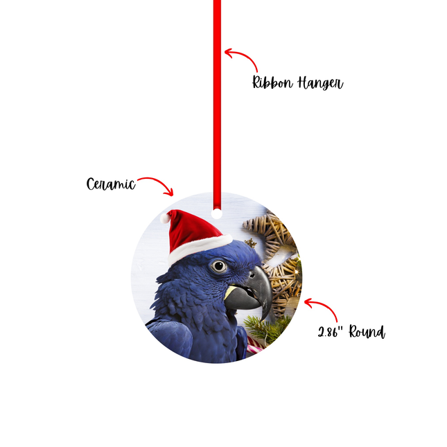 Hyacinth Macaw Christmas Decor