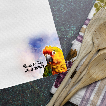 Jenday Conure Tea Towel