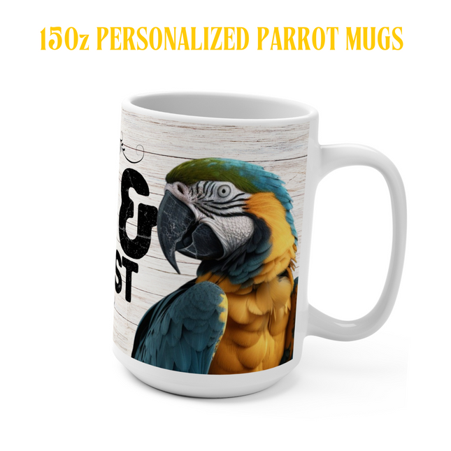 Personalized Macaw Mug