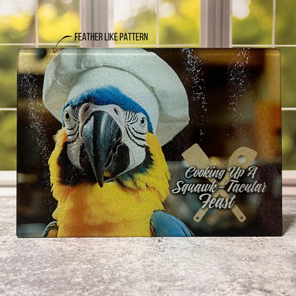 Macaw Cutting Board