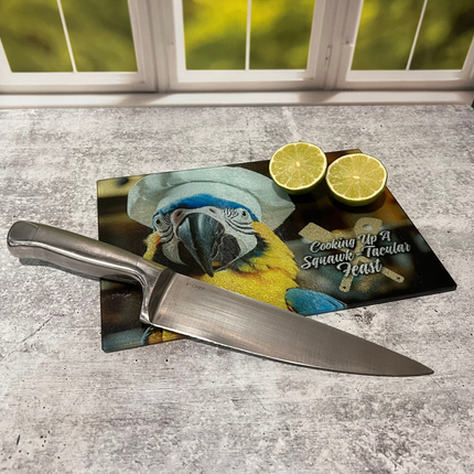 Macaw Cutting Board