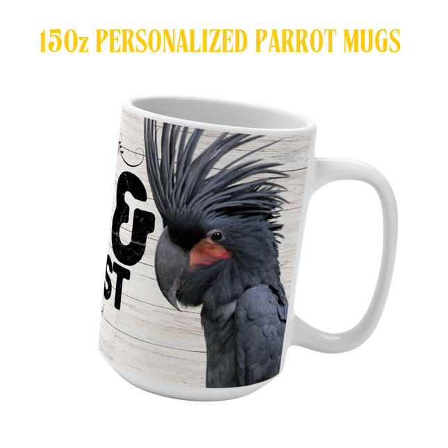 Personalized Palm Cockatoo Coffee Mug