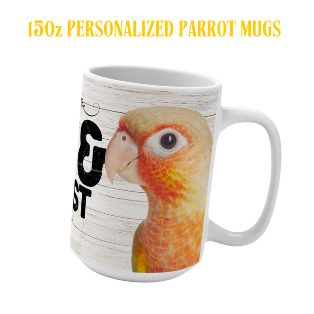 Personalized Pineapple Conure Coffee Mug