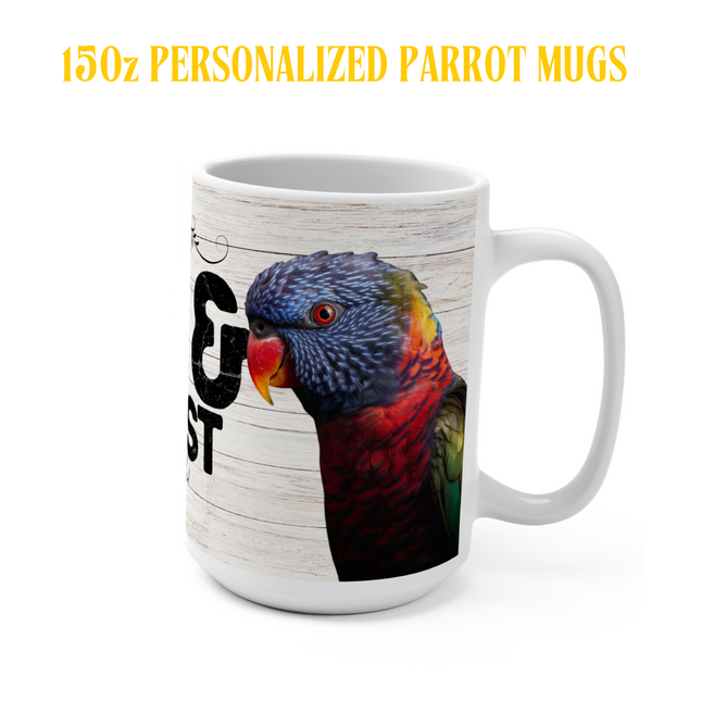 Personalized Rainbow Lorikeet Mug