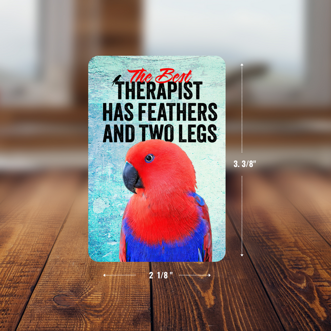 Red Eclectus Therapy Magnet