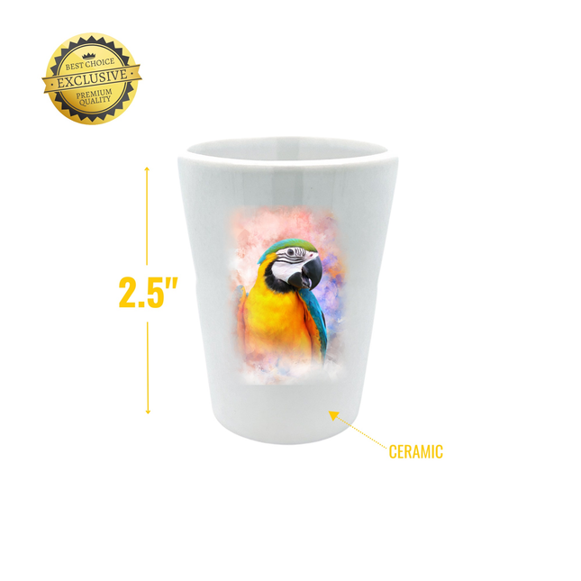 Macaw Shot Glass