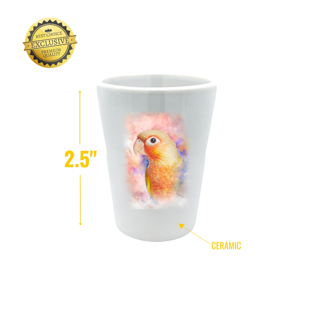 Pineapple Conure Shot Glass