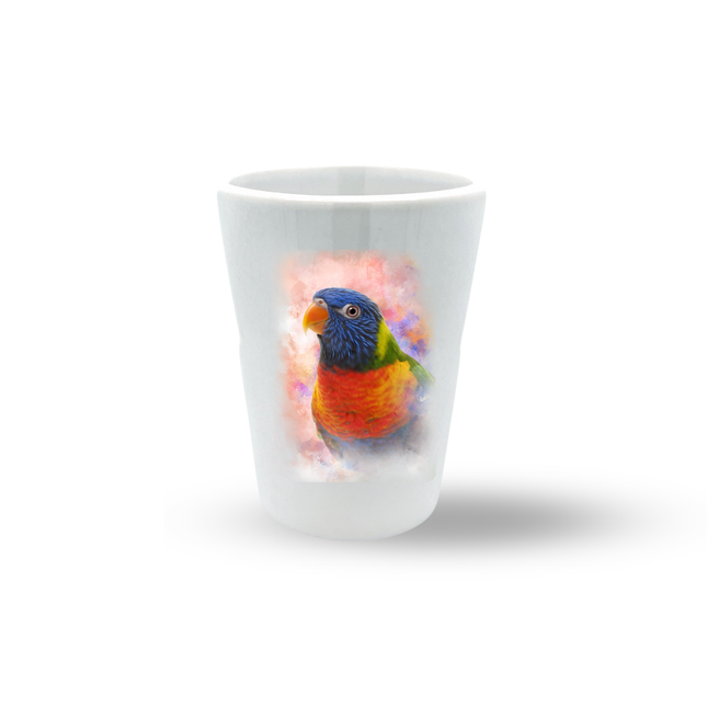 Rainbow Lorikeet Shot Glass