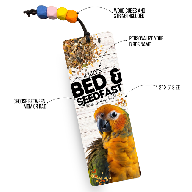 Sun Conure Book Marker