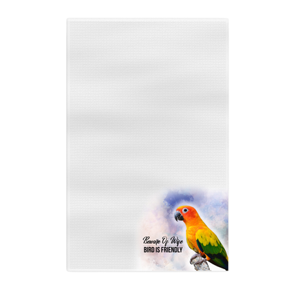 Sun Conure Tea Towel