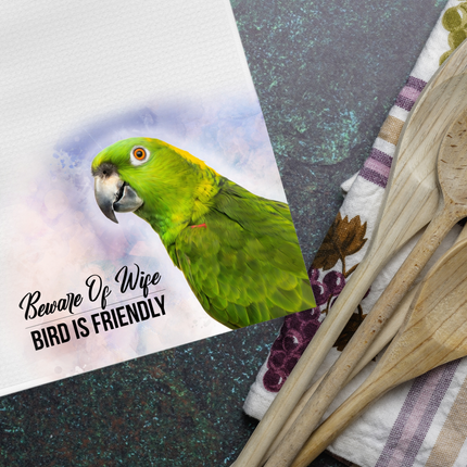 Amazon Parrot Tea Towel