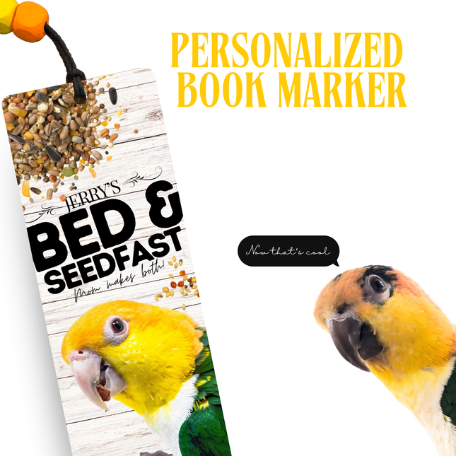 White Belly Caique bookmark