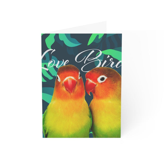 Love Birds Folded Greeting Cards (1, 10, 30, and 50pcs)