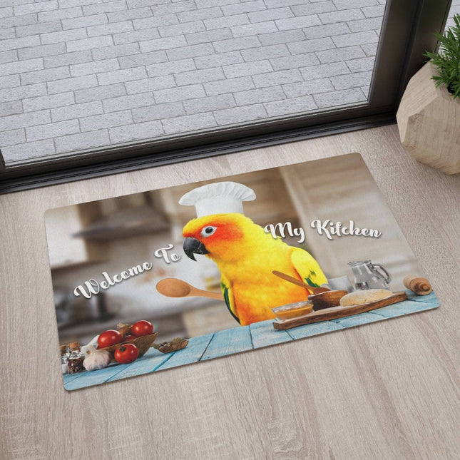 Sun Conure Kitchen Floor Mat