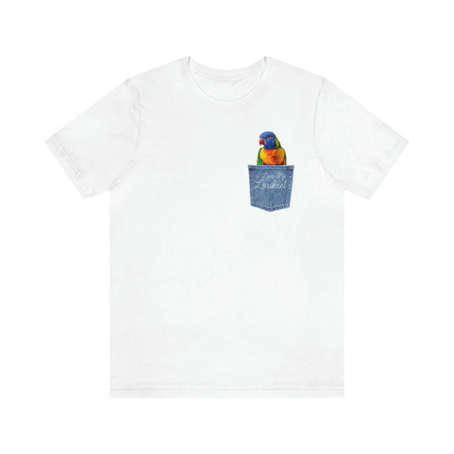 Rainbow Lorikeet Pocket Prints T-Shirt