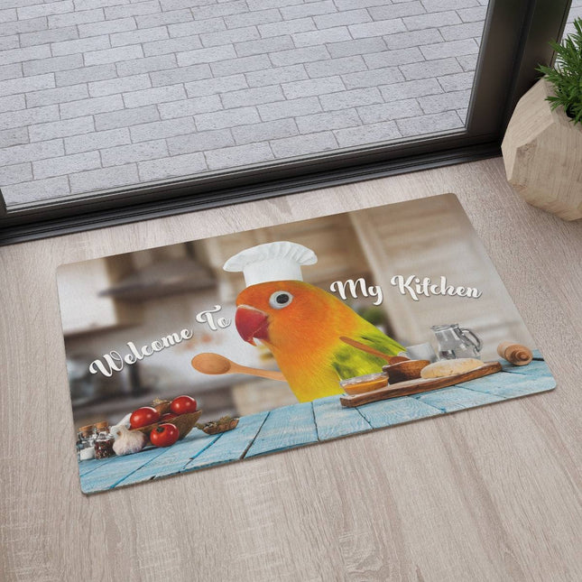 Love Bird Kitchen Floor Mat