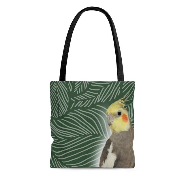 Gray Cockatiel Tote Bag