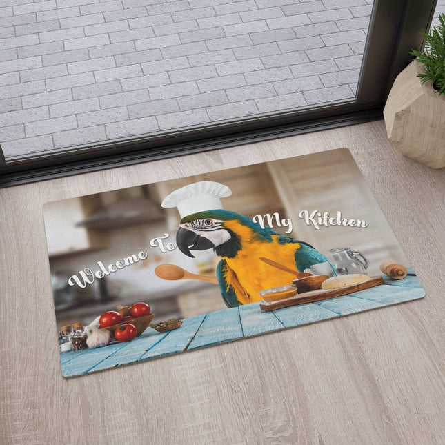 Macaw Kitchen Floor Mat