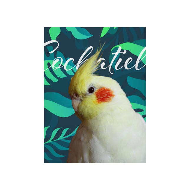 Yellow Cockatiel Matte Poster