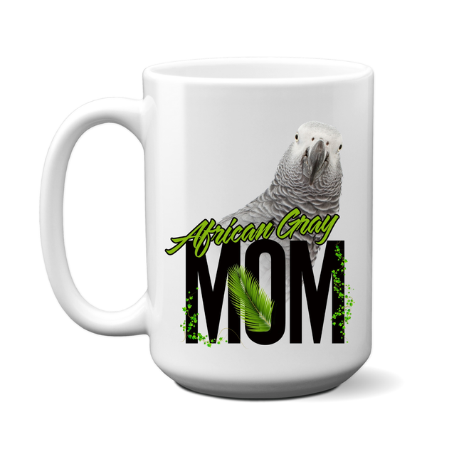 African Gray Mom Coffee Mug