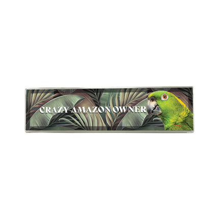 Amazon Parrot Desk Name Plate