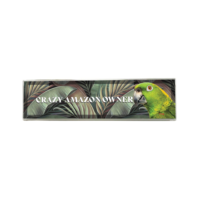 Amazon Parrot Desk Name Plate