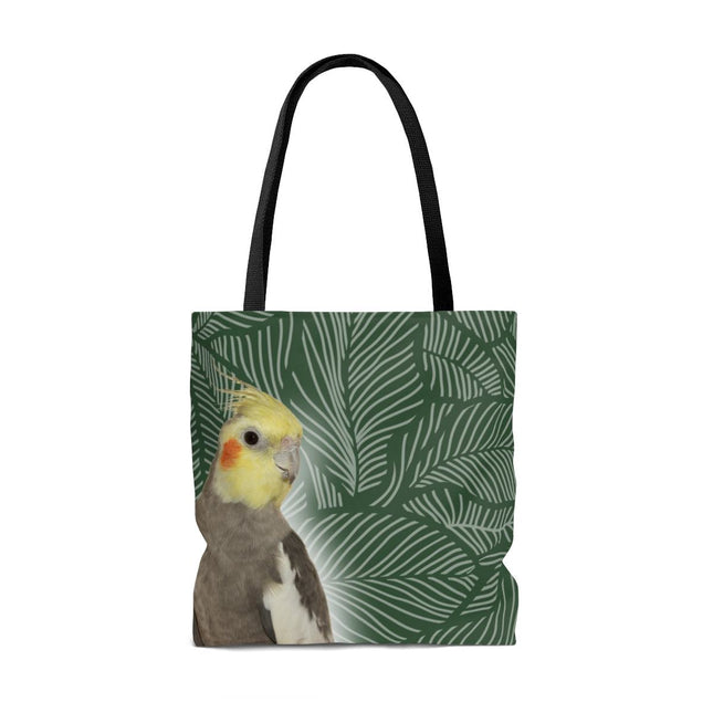 Gray Cockatiel Tote Bag