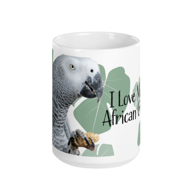 I Love My African Gray Mug