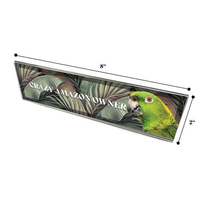 Amazon Parrot Desk Name Plate