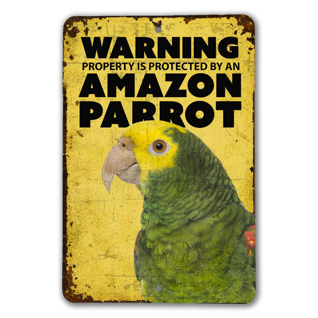 Amazon Parrot Sign