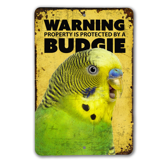 Budgie Warning Sign