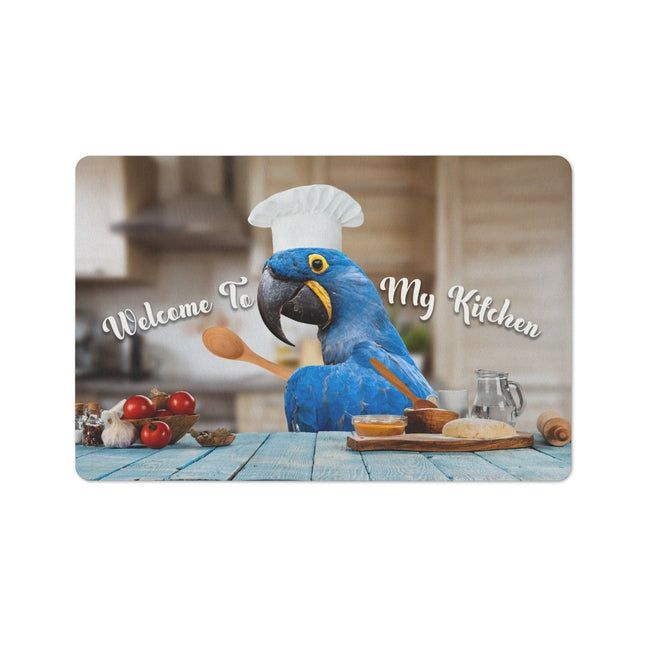 Hyacinth Macaw Kitchen Floor Mat