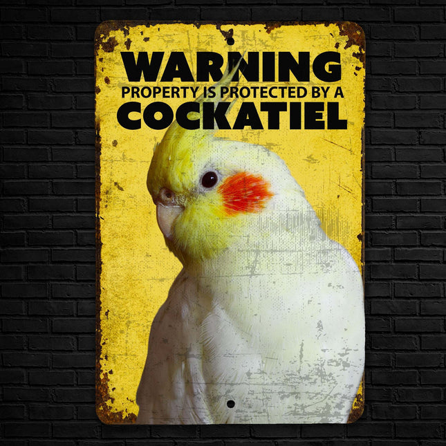 Cockatiel Warning Sign